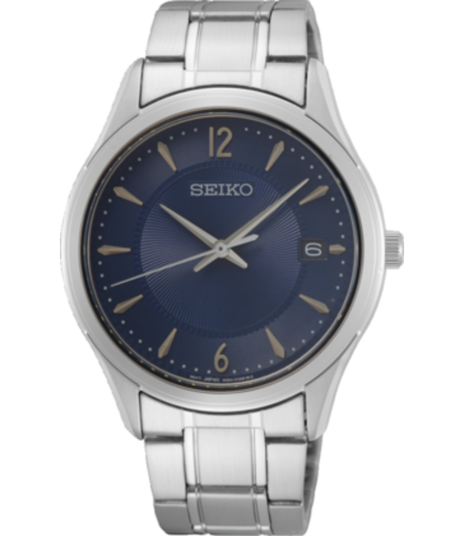 Seiko SUR419P1 Uhr Herren silberfarben 39,4mm