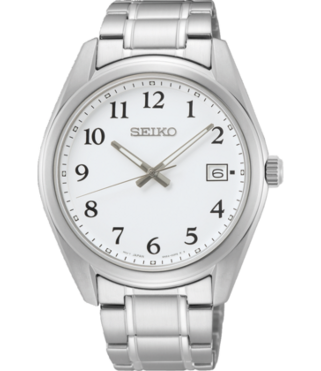Seiko SUR459P1 Uhr Herren silberfarben 40,2mm
