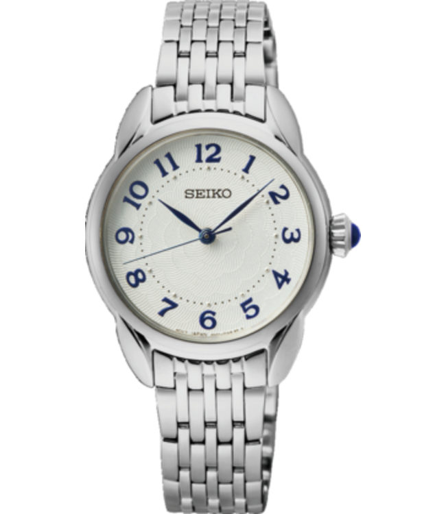 Seiko SUR561P1 Uhr Damen silberfarben 28,7mm