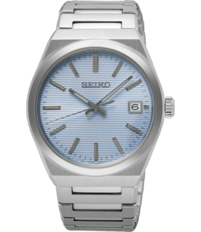 Seiko SUR599P1 Uhr Herren silberfarben 38,90mm