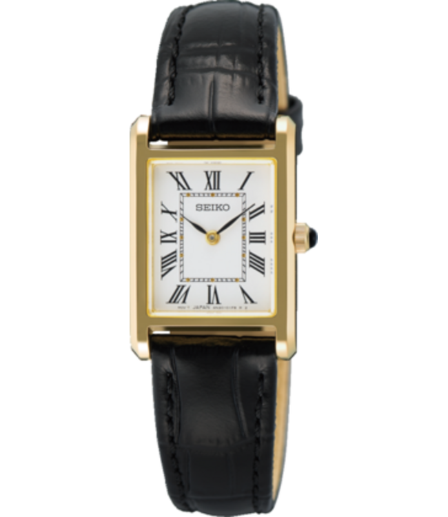 Seiko SWR108P1 Uhr Damen Schwarz 19,60mm