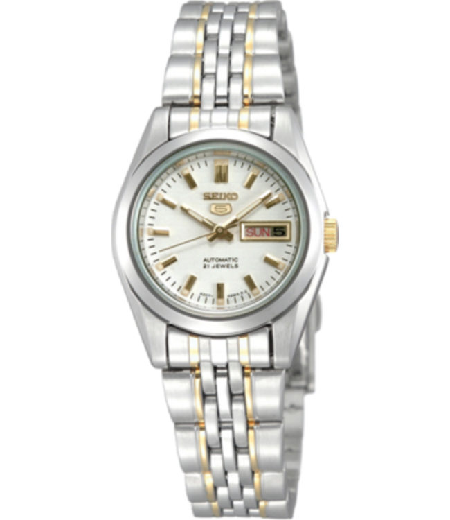 Seiko 5 SYMA35K1 4207 24 mm Wit Dameshorloge