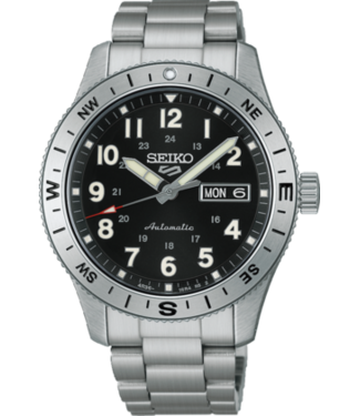 Seiko 5 Sports HDB006K1 Horloge Heren Zilverkleurig 41mm