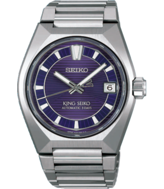King HKF001J1 8L45 41,00 mm Blauw Herenhorloge