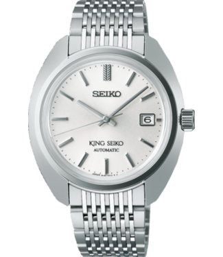 King SJE109J1 6L35 39,4 mm Wit Herenhorloge