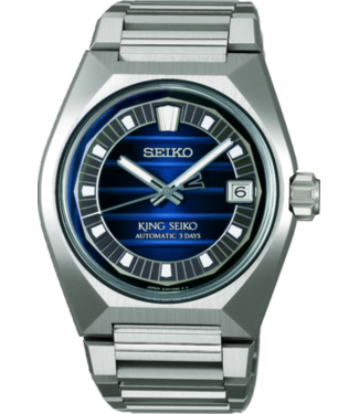 King SLA085J1 8L45 41,00 mm Blauw Herenhorloge
