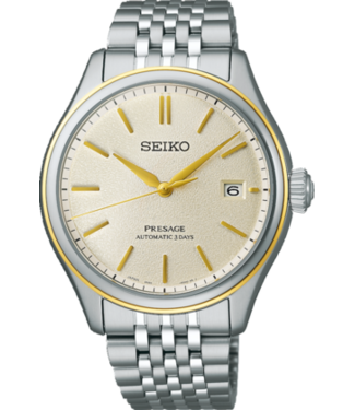 Presage SPB478J1 6R55 40,2 mm Crème Herenhorloge