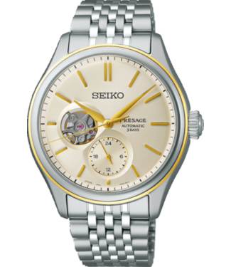 Presage SPB480J1 6R5J 40,2 mm Crème Herenhorloge