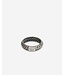 Buddha to Buddha Ben XS Ring Black Rhodium Shine Silver