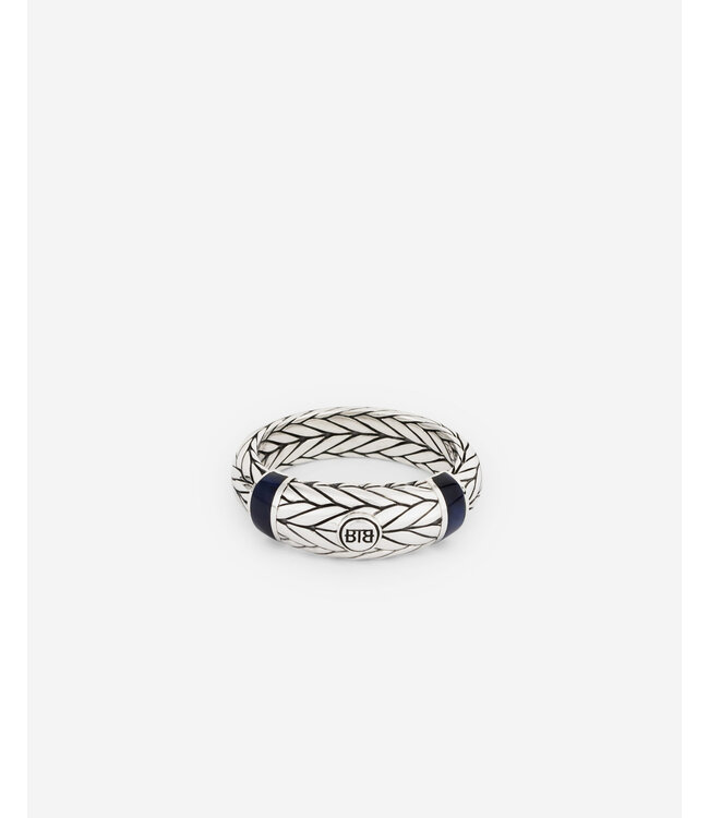 Buddha to Buddha Ellen Stone Ring Silber Tigereye Navy