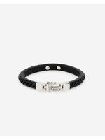 Buddha to Buddha Armband Komang Small Leer Zwart
