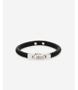 Armband Komang Small Leer Zwart