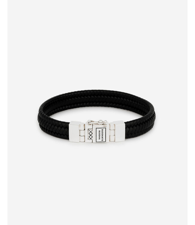 Armband Edwin Small Leer Zwart