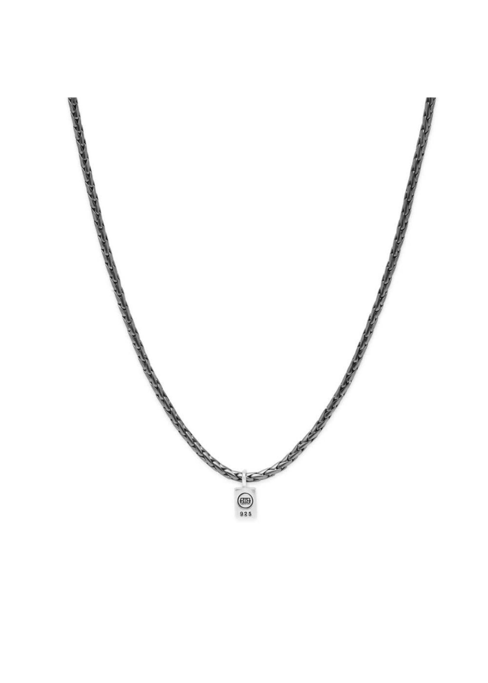 Buddha to Buddha Buddha to Buddha George XS Silver Necklace Black Rhodium