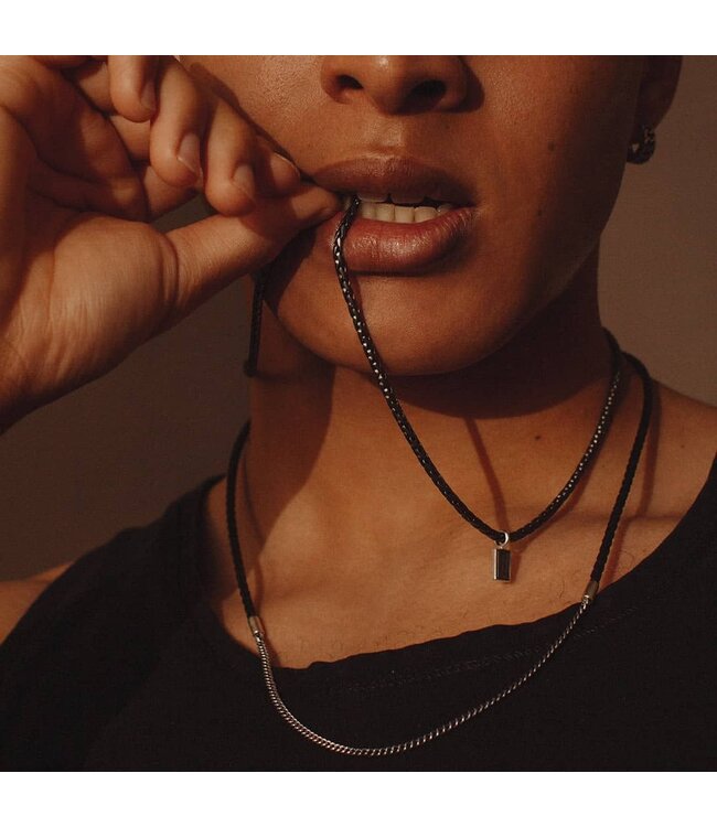 Ketting George XS Black Rhodium