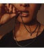 Ketting George XS Black Rhodium