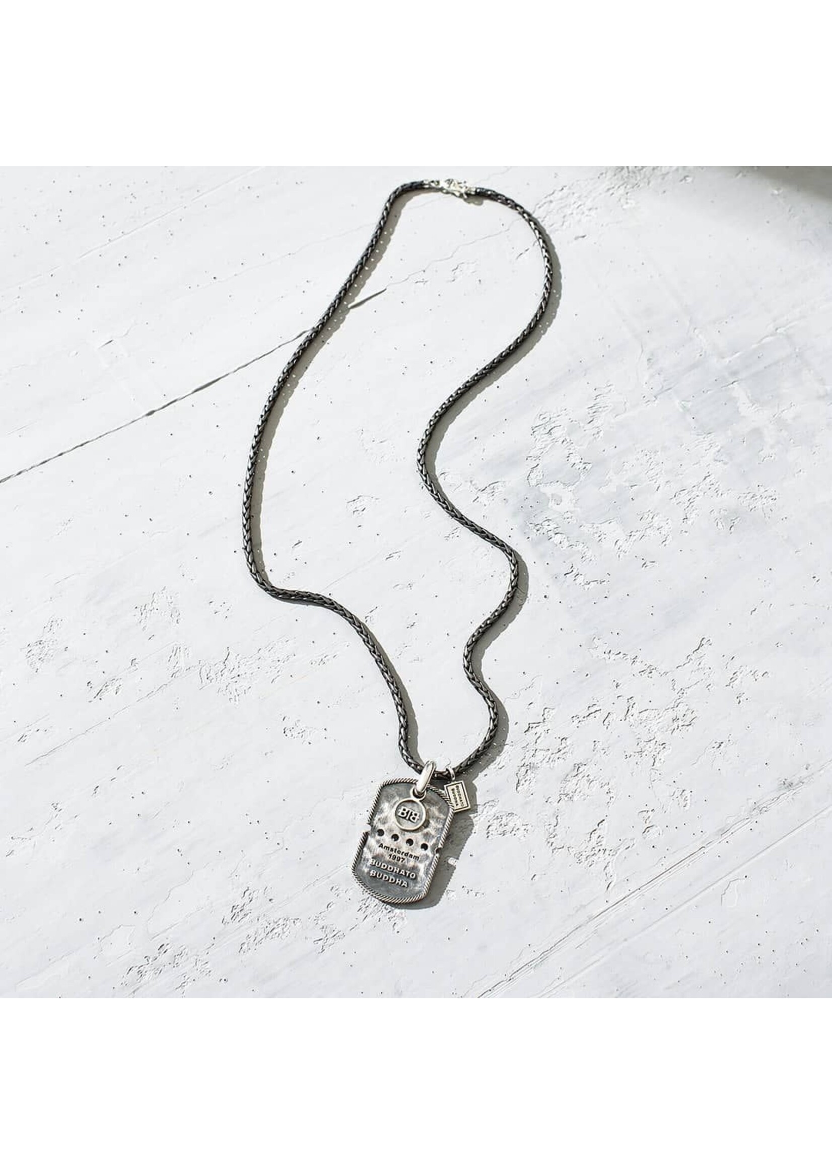 Buddha to Buddha Buddha to Buddha George XS Silver Necklace Black Rhodium