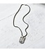 Ketting George XS Black Rhodium