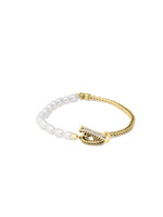 Buddha to Buddha Armband Barbara Mini Parel Goudkleurig