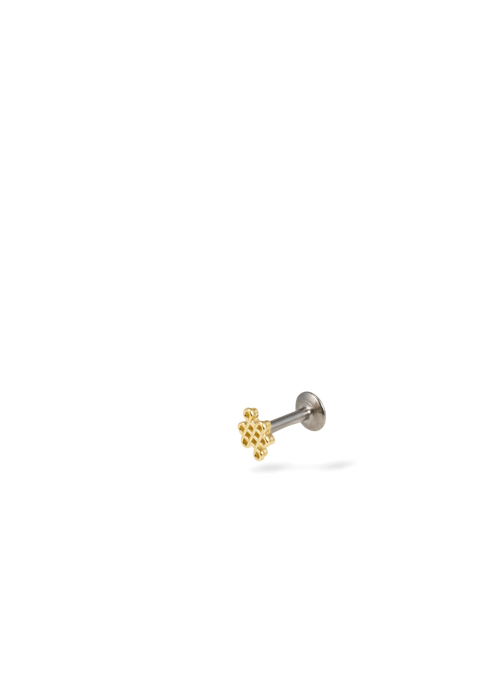 Buddha to Buddha Buddha to Buddha Endless Knot Flatback Oorknopje Per Stuk