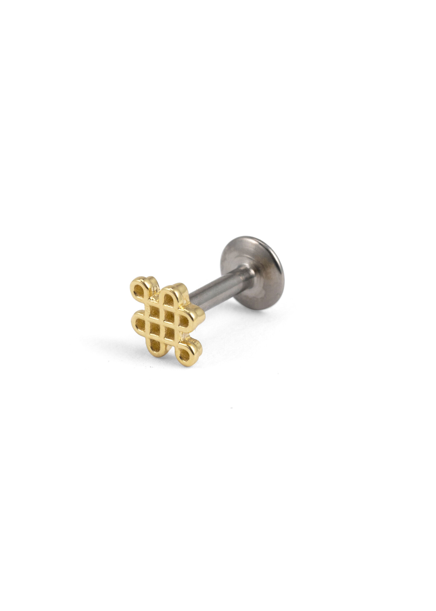 Buddha to Buddha Buddha to Buddha Endless Knot Flatback Oorknopje Per Stuk