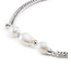 Buddha to Buddha Baroque Pearl Necklace Chain Silver