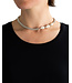 Buddha to Buddha Baroque Pearl Necklace Chain Silver