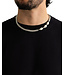 Buddha to Buddha Baroque Pearl Necklace Chain Silver