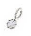 Buddha to Buddha Hoops Katja Clover Mother of Pearl Set Silver