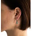 Buddha to Buddha Hoops Katja Clover Mother of Pearl Set Silver