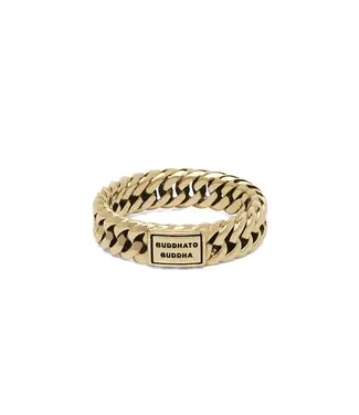 Chain Gold Ring Geelgoud