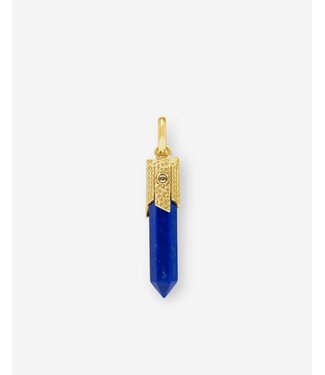 Hanger Edelsteen Verguld Lapis Lazuli