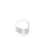 Zilverstad Heart silver-coloured musical jewellery box | Free engraving