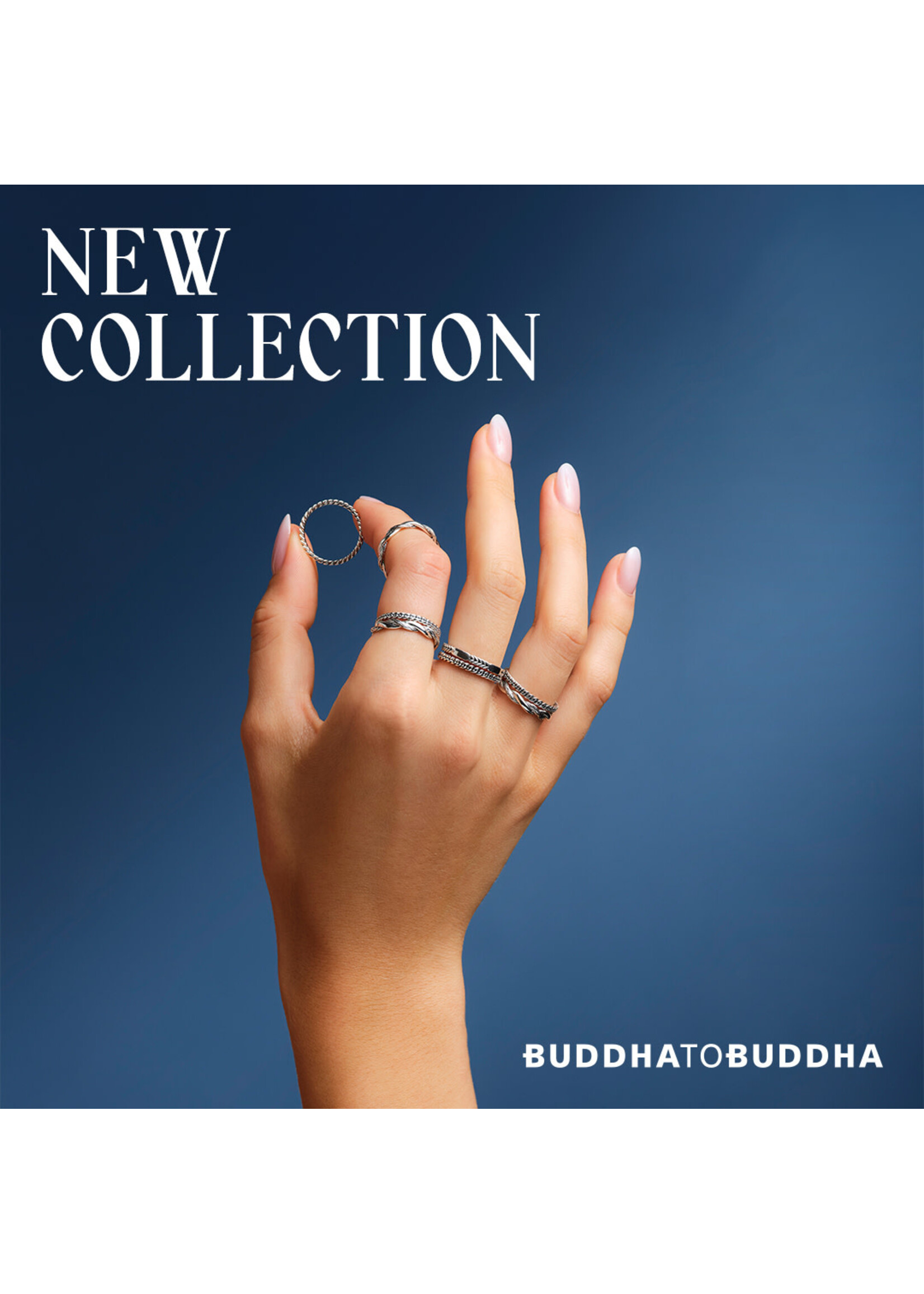 Buddha to Buddha Buddha to Buddha Stacking Ring Barbara Mix Silber