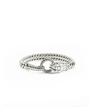 Armband Ben XS Slang Zilver