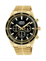 Lorus Horloge RT350LX9 Horloge Heren Goudkleurig 43mm