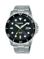 Lorus Horloge RX301BX9 Horloge Heren Zilverkleurig 42mm