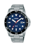 Lorus Horloge RX303BX9 Horloge Heren Zilverkleurig 42mm