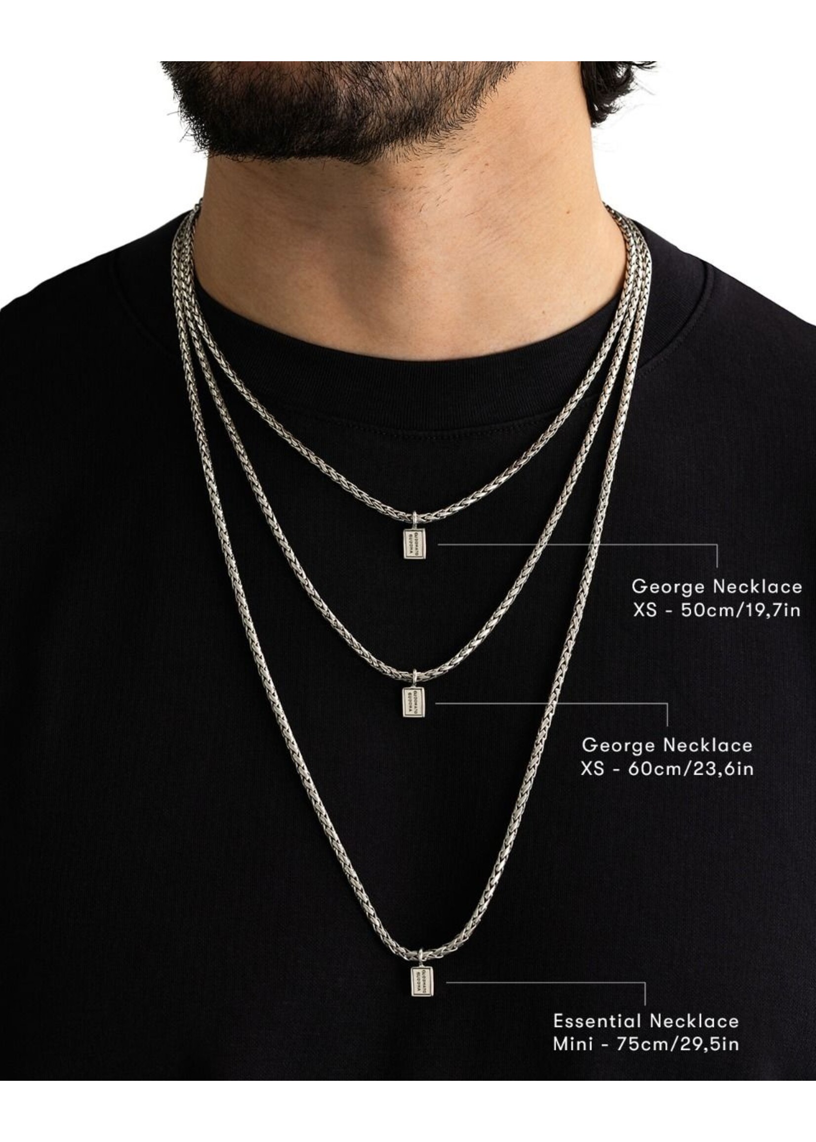 Buddha to Buddha Buddha to Buddha Ketting George XS Zilver