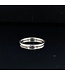 White gold diamond band ring size 55