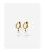 Buddha to Buddha Hoops Chain Baroque Pearl Gold Vermeil Set