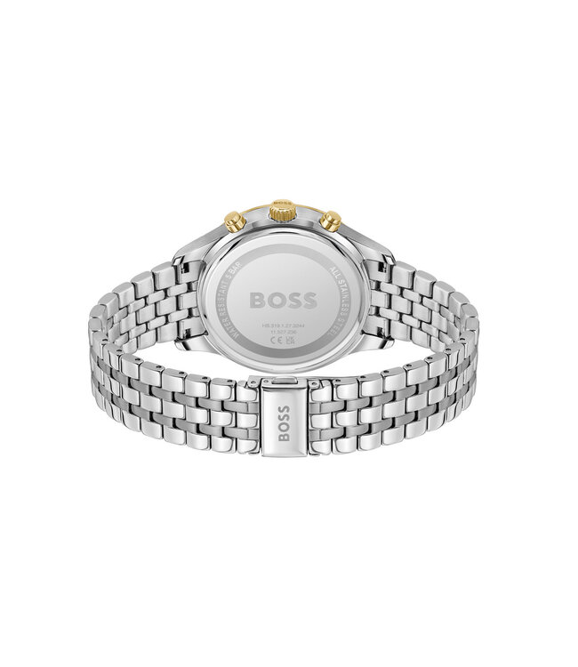 Heren Chronograaf Staal Zilverkleurig Avery 42mm