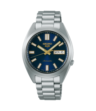 5 Sports SRPL55K1 4R36 37,40 mm Blauw Herenhorloge