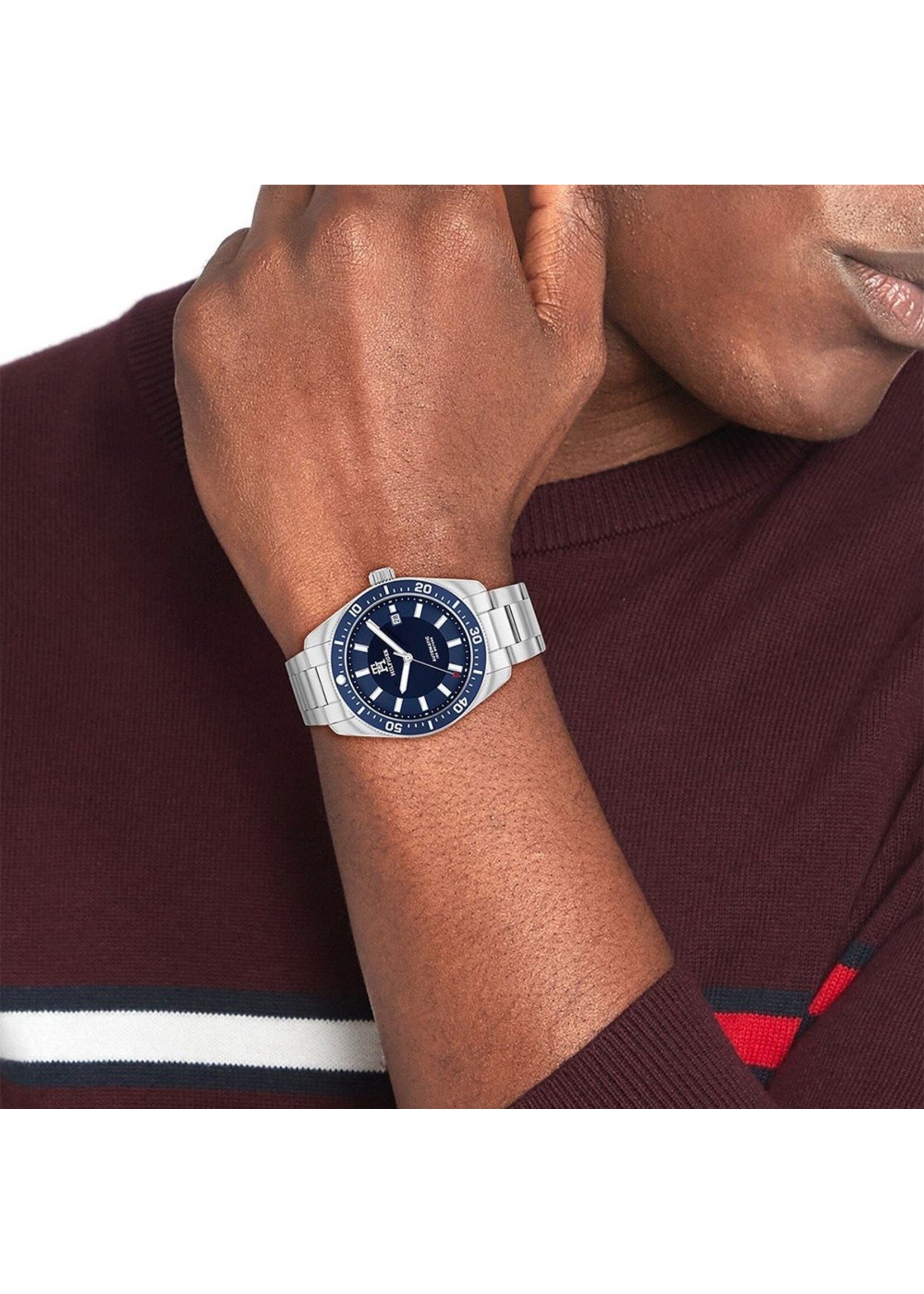 Tommy Hilfiger Tommy Hilfiger TH1710591 Uhr Herren silberfarben 40mm