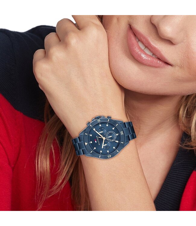 Tommy Hilfiger TH1782743 Horloge Dames Blauw 40mm