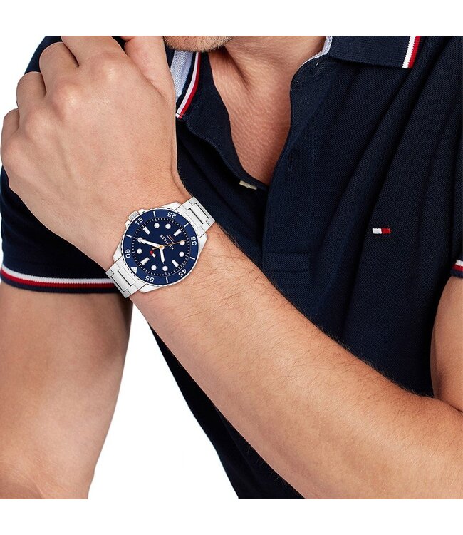 Tommy Hilfiger TH1792202 Horloge Heren Zilverkleurig 42mm