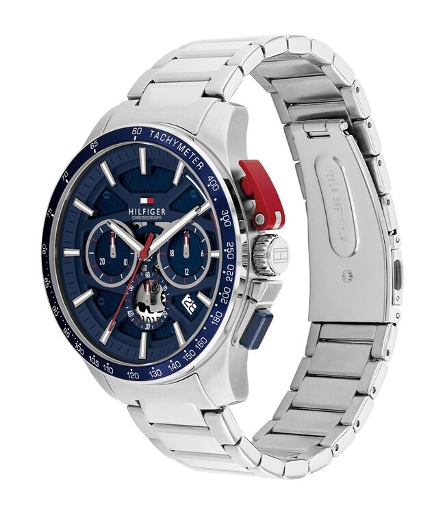 Tommy Hilfiger TH1792261 Uhr Herren silberfarben 44mm