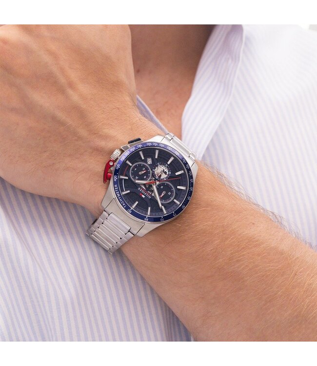 Tommy Hilfiger TH1792261 Uhr Herren silberfarben 44mm