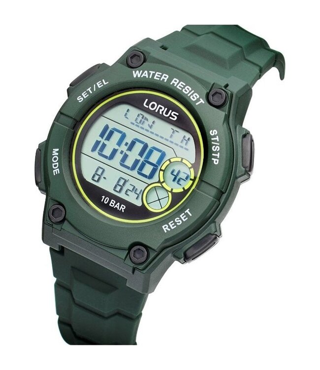 Lorus R2333PX9 Horloge Heren Groen 42mm