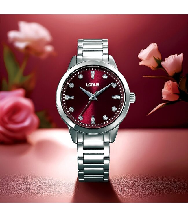 Lorus RG263YX9 Horloge Dames Zilverkleurig 32mm